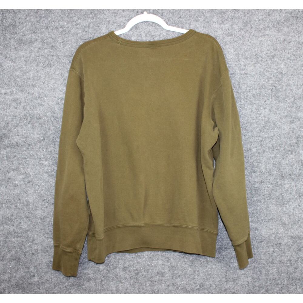 Uniqlo - Mickey Mouse‎ Big Logo Green Sweatshirt Sz L - Picture 6 of 10